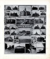 Waterloo, Lowell School, Emmerson, West Side, Louisa N. Alcott, Court House, Baptist Church, Grace M.E., Presbyterian
